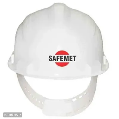 Safety Helmet made by Sold Plastic and with Full Head Protection-thumb0