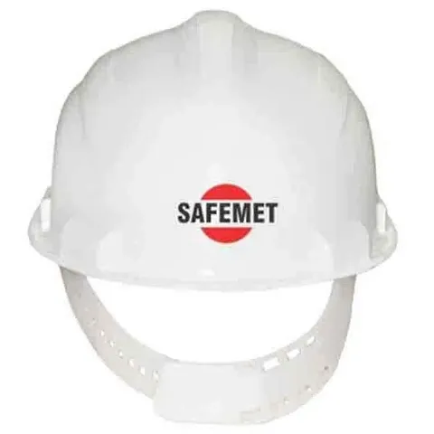 Safety Helmet made by Sold Plastic and with Full Head Protection