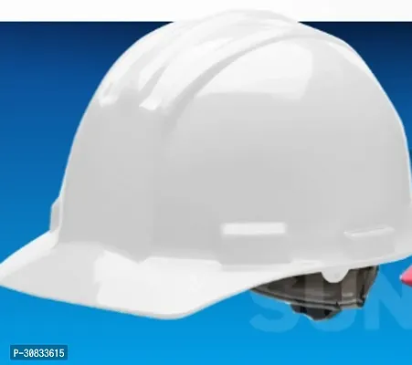 Safety Helmet made by Sold Plastic and with Full Head Protection-thumb0