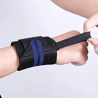 Cotton Wrist Band for Men  Women, Wrist Supporter for Gym Wrist Wrap/Straps Gym Accessories for Men for Hand Grip  Wrist Support While Workout  Muscle Relaxation-thumb3
