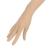 NKB Full Hand Gloves for Women (Small, Beige)-thumb3