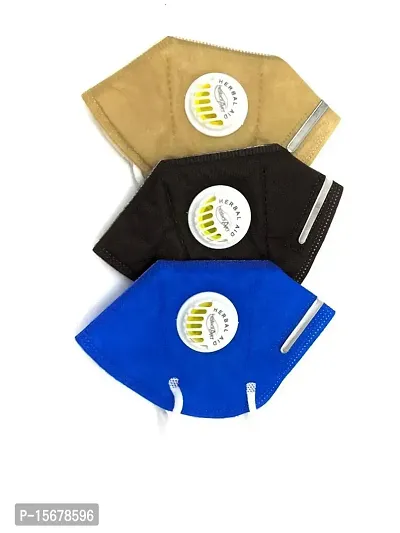 Herbal Aid Reusable Washable cotton filter Mask - 3