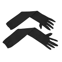 Hind Home Unisex-Adult Cotton Summer Gloves (Black_Free Size)-thumb2