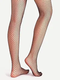 Hind Home High Waist Sexy Black Net Pattern Lace Fishnet Lingerie Pantyhose Fishnet Stockings-thumb1