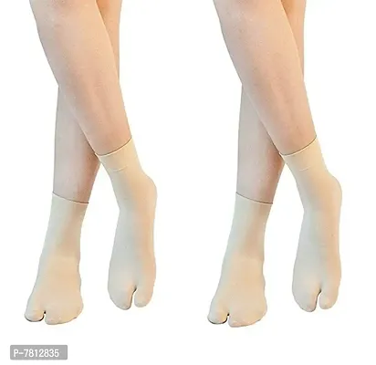 Herbal Aid Reusable Washable transparent socks- Pack of - 2 skin