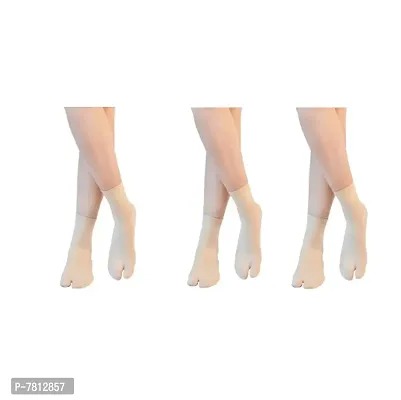 Herbal Aid Reusable Washable transparent socks- Pack of - 3 skin-thumb0