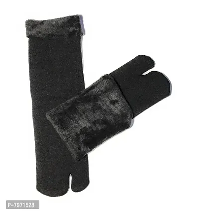 Herbal Aid Reusable Washable Thermal socks pack of-1 blk-thumb0