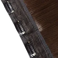 26-Inch 5 Clip Based Synthetic Fashion Hair Extension / Hair Wig / Dark Brown Hair Accessories-thumb2