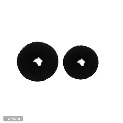 Pack Of 2 Hair Donuts All 2 Different Sizes (Black) - Pack Of 2-thumb0