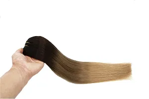 5 Clips Straight Black/Brown Hair Extension/Braid Hair Accessories For Women/Girls-thumb1