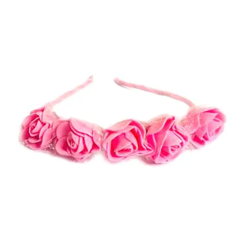 Elegant Foam Flower Embellished Hair Band For Girl And Women