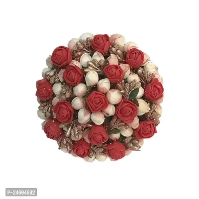 Elegant Multicoloured Velvet Embellished Bun For Girl And Women