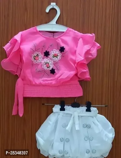 Classic Chiffon Clothing Set for Kids Girl-thumb0