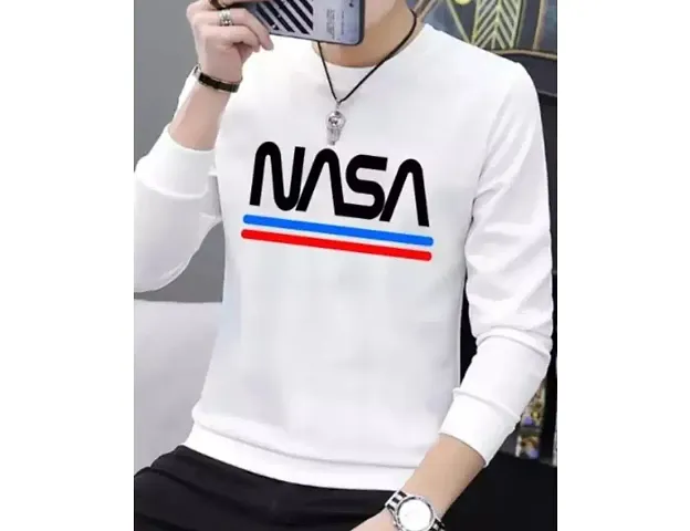 Stylish Graphics Print Round Neck Full Sleeve-shirts For Men