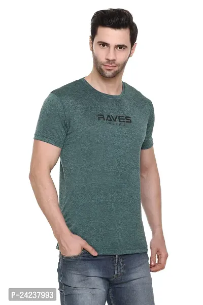 Men's Regular Fit Round Neck Half Sleeved T-Shirt (10857-$)-thumb3