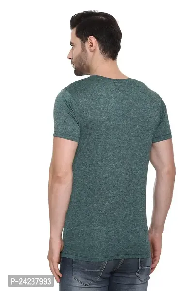 Men's Regular Fit Round Neck Half Sleeved T-Shirt (10857-$)-thumb2