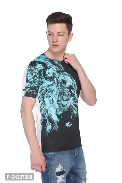 Raves Men's Printed Round Neck T-Shirts-thumb3