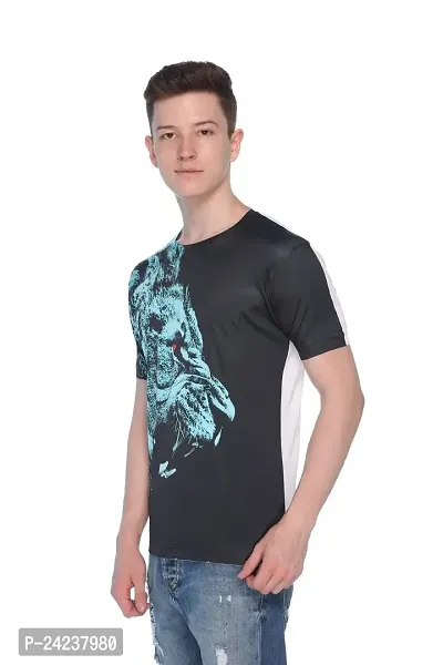 Raves Men's Printed Round Neck T-Shirts-thumb4