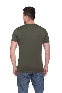 Men's Regular Fit Round Neck Half Sleeved T-Shirt (10853-$)-thumb1