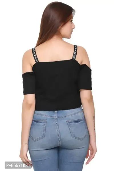 Women Trendy Designer Crop Top-thumb2