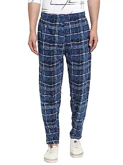 IndiWeaves Mens Polyester Track Pants for Winter