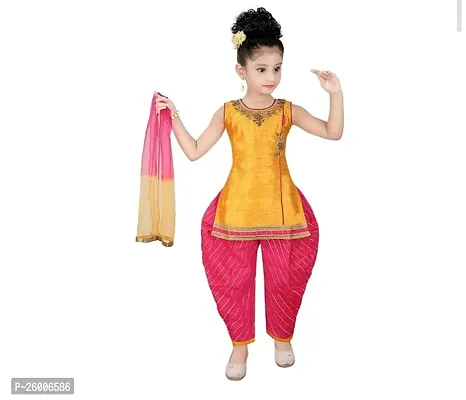 Alluring Yellow Jaquard Stitched Salwar Suit Sets For Girls-thumb0