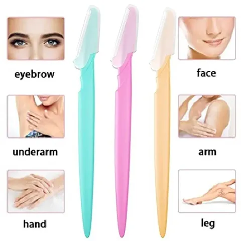 Shootera Eyebrow Razor Precision Sharpness for Trimming and Shaping Eyebrows - Multipurpose Exfoliating Face Razor and Under Arms and Under Lag Razor