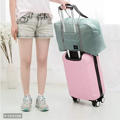 Be Sure Travel Foldable Nylon Duffle Tote Bag for Women Girl (Multicolor)-thumb4