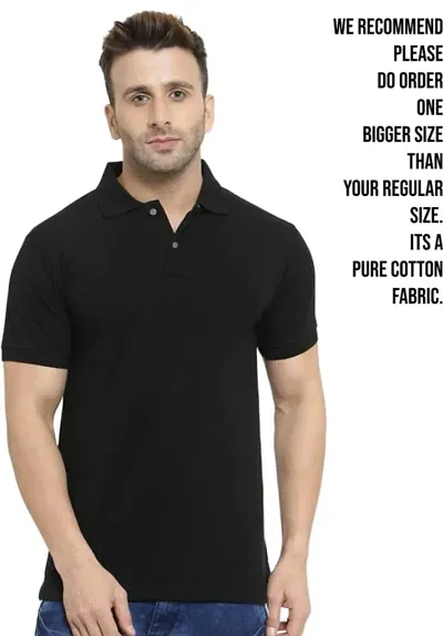 Elegant Solid Polos For Men