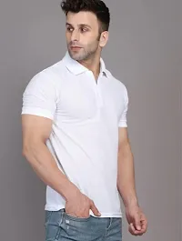 Elegant Cotton Solid Polos For Men-thumb1