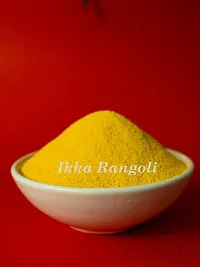 Ikka Rangoli Red Colour in The Pack- 1 of Rangoli Powder for Diwali, Navratri, Pongal Pooja Mandir Arts Ceramic for Creativity, Diwali Floor Decoration-thumb1