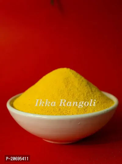 Ikka Rangoli Red Colour in The Pack- 1 of Rangoli Powder for Diwali, Navratri, Pongal Pooja Mandir Arts Ceramic for Creativity, Diwali Floor Decoration-thumb2