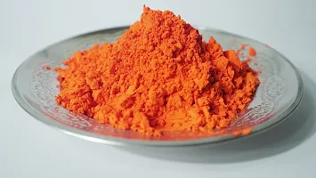 Ikka Indian Orange Sindoor,Bajrangbali Sindoor Tilak No side Effects  No Hair Fall,Premium Sindoor Powder for Traditional Indian, Pooja And Other Hindu Rituals 50gm Sindoor Pack of One-thumb1