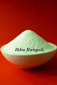 Ikka Rangoli Red Colour in The Pack- 1 of Rangoli Powder for Diwali, Navratri, Pongal Pooja Mandir Arts Ceramic for Creativity, Diwali Floor Decoration-thumb1