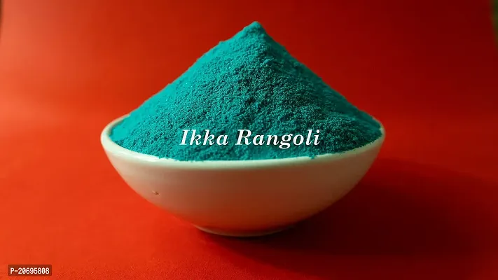 Ikka Rangoli Red Colour in The Pack- 1 of Rangoli Powder for Diwali, Navratri, Pongal Pooja Mandir Arts Ceramic for Creativity, Diwali Floor Decoration