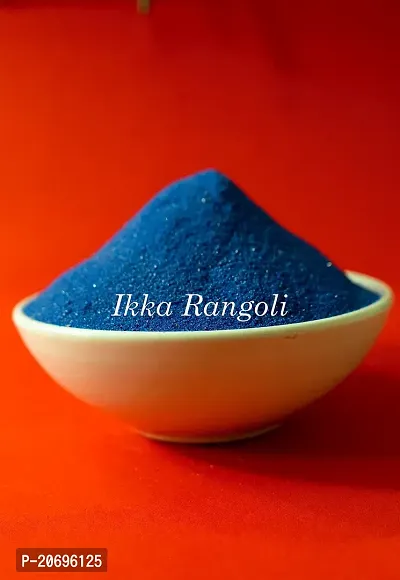 Ikka Rangoli Red Colour in The Pack- 1 of Rangoli Powder for Diwali, Navratri, Pongal Pooja Mandir Arts Ceramic for Creativity, Diwali Floor Decoration-thumb2