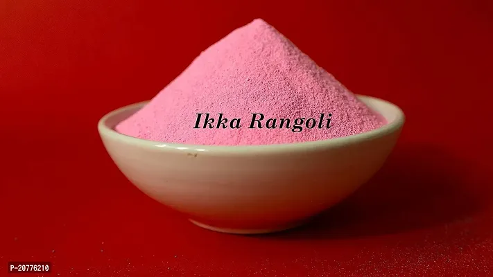 Rangoli Light Pink Colour 100gm Pack of Rangoli Powder for Diwali, Navratri, Pongal Pooja Mandir Arts Ceramic for Creativity, Floor Diwali Decoration Items for Home