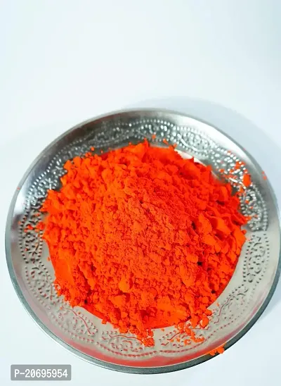 Ikka Natural Orange Sindoor,Bajrangbali Tilak Powder for Puja and Religious Ceremonies Sindoor for Tradition Powder Premium Sindoor Powder for Traditional Indian?100gm-thumb2