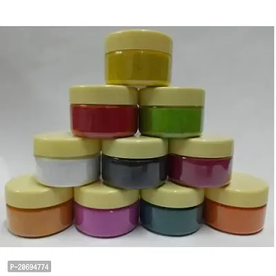 Ikka Rangoli Colors Rangoli | Multicolored Rangoli | Colour Rangoli Powder for Navratri, Diwali Decorations | Colour Powder Set (10 Colour x 100gm)