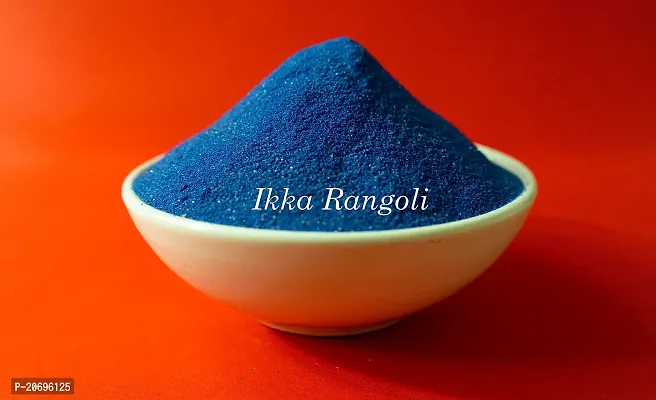 Ikka Rangoli Red Colour in The Pack- 1 of Rangoli Powder for Diwali, Navratri, Pongal Pooja Mandir Arts Ceramic for Creativity, Diwali Floor Decoration