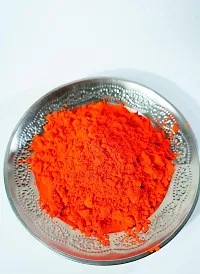 Ikka Indian Orange Sindoor,Bajrangbali Sindoor Tilak No side Effects  No Hair Fall,Premium Sindoor Powder for Traditional Indian, Pooja And Other Hindu Rituals 50gm Sindoor Pack of One-thumb3