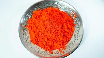 Ikka Natural Orange Sindoor,Bajrangbali Tilak Powder for Puja and Religious Ceremonies Sindoor for Tradition Powder Premium Sindoor Powder for Traditional Indian?100gm-thumb2