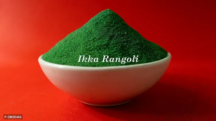 Ikka Rangoli Red Colour in The Pack- 1 of Rangoli Powder for Diwali, Navratri, Pongal Pooja Mandir Arts Ceramic for Creativity, Diwali Floor Decoration