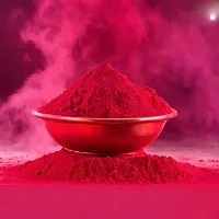 Ikka Natural and Herbal Gulal | Red Gulal 100gm | Organic Coloured Powder | Non-Toxic and Skin-Friendly Holi Gulal | Holi Celebration-thumb1