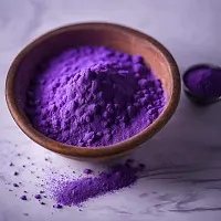 Herbal Holi Gulal Non-Toxic Perfumed Gulal, Skin Friendly, Natural Fragrance Handmade Holi Gulal Purple Colour 1 kg Holi Special Eco Friendly Colour-thumb3