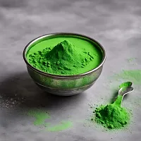 Holi Colour Herbal Gulal Green Color 1 kg Abir NonToxic Eco Friendly Safe Holi Color Powder Pure Natural and Herbal Gulal-thumb1