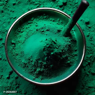 Ikka Natural and Herbal Gulal | Dark Green 100gm | Organic Coloured Powder | Non-Toxic and Skin-Friendly Holi Gulal | Holi Celebration