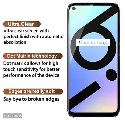 Aliean Tempered Glass For Realme 6i Screen Protector Edge to Edge Coverage with HD Clearance Premium Tempered Glass Impact Absorb, Full Adhesive Glass REALME 6I (Pack of 1)-thumb4