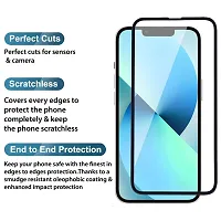 Aliean Tempered Glass for IPHONE 13 MINI Screen Protector Edge to Edge Coverage with HD Clearance Premium Tempered Glass Impact Absorb, Full Adhesive Glass (Pack of 1)-thumb3