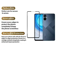 Aliean Tempered Glass for Tecno Camon 19 Neo Screen Protector Edge to Edge Coverage with HD Clearances Premium Tempered Glass, Full Adhesive Glass TECNO CAMON 19 NEO (Pack of 1)-thumb2